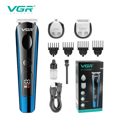 VGR V-259 USB Professional Rechargeable Electric Barber Cordless Hair Clipper Hair Trimmer for Men Hair Removal Appliances