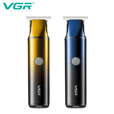 VGR Cross-Border New Arrival Oil Head Hair Clipper Rechargeable Digital Display Hair Carving Nicked Hair Salon Professional Electric ClipperV-986
