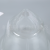 Thick PVC Transparent Plastic Cap Mop Peach Heart Top Hat Plastic Lining Imitation Extrusion Deformation Cap Mop 54cm