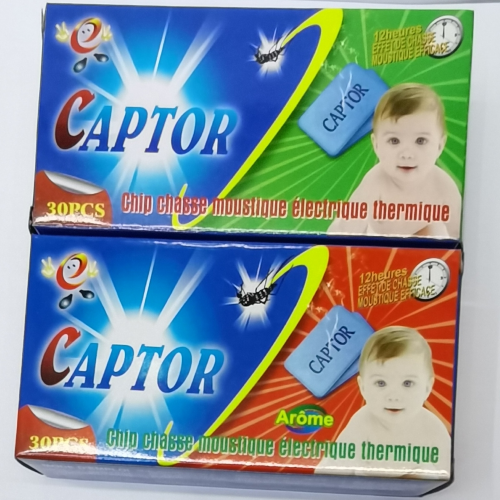 厂家直销CAPTOR高效电热蚊香片  电热驱蚊片  灭蚊片