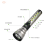 aliexpress strong light aluminum alloy rechargeable flashlight built-in lithium battery usb charging cob strong light long-range flashlight