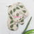 Factory Direct Sales New Leaf Printing Insulation Three-Piece Kitchen Microwave Oven Gloves Mat Apron