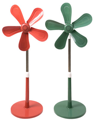 荣鑫新款不锈管690A圆盘落地扇无网罩立式电风扇宿舍家用静音