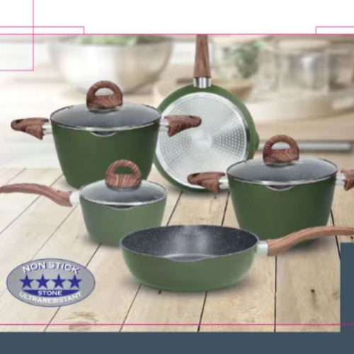 跨境五件套汤锅平底锅煎锅