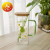 Bamboo Cover Glass Straw Cup Juice Cup Milk Cup