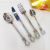 430 Stainless Steel Forged Thickened Knife, Fork and Spoon Small Spoon High-Grade Western Tableware
