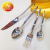 430 Stainless Steel Forged Thickened Curved Tail Handle Knife, Fork and Spoon Small Spoon Tableware