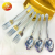 One House 410 Stainless Steel Knife, Fork and Spoon Small Spoon Machine Throwing Vertical Grain Handle Western Tableware