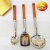 201 Stainless Steel Kitchenware Bulk Stainless Steel + Wooden Handle Spatula Soup Spoon Anti-Scald Handle Cooking Tools
