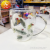Borosilicate Glass Double-Layer Cup Good-looking Real Flower Glass Coffee Cup Creative Dried Flowers Double-Layer Cup