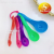 a Tableware Color Plastic Measuring Spoon Measuring Cup Ice Shovel Binding Card Set Coffee Measuring Spoon Measuring Cup