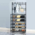 Five-Layer Shoe Rack Simple Door Household Integrated Hanger Storage Shoe Cabinet Coat Rack