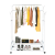 Double-Layer Clothes Hanger Floor Indoor Clothing Rod Balcony Clothes Fantastic Rack Simple Clothes Rack