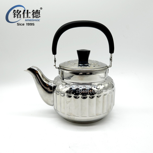 stainless steel restaurant teapot with strainer canteen teapot restaurant kettle hotel teapot foreign trade kettle 29