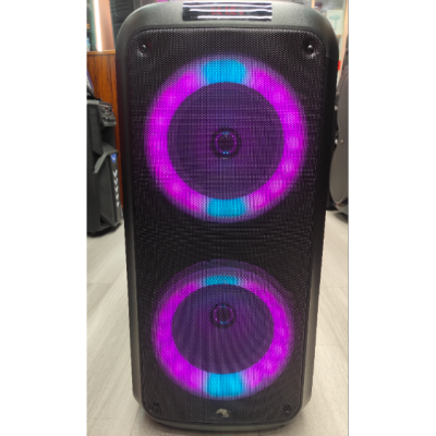 N-810 Outdoor Pull Rod Bluetooth Portable Mobile Square Dance High-Power Flame Light Speaker