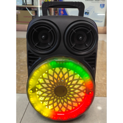 Colorful Light High-Power Portable Mobile Karaoke Bluetooth Speaker with Microphone