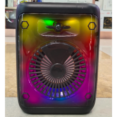 Colorful Light High-Power Hidden Portable Mobile Karaoke Bluetooth USD Mini Card Speaker