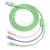 Liquid Silicone Three-in-One Data Cable 1.2M for Type-c Android Apple 3-in-1 Charging Wire