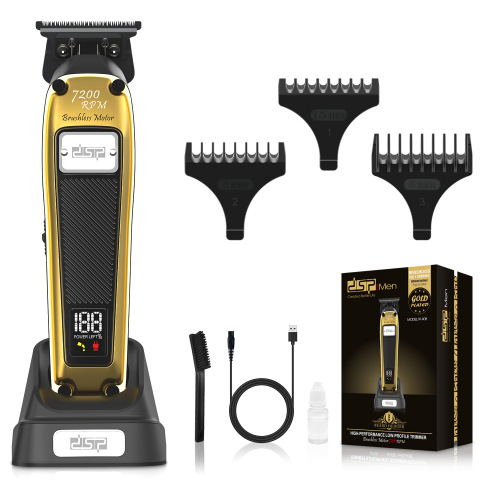 DSP/丹松 理发器电推子LED数显发廊专用无刷电机电动剃头刀电推剪