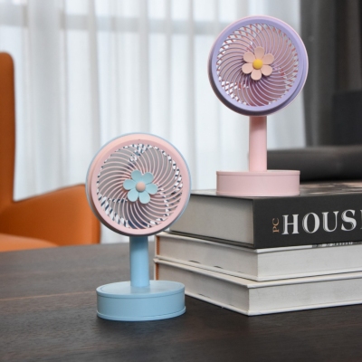 Product Number 』 Ys2256c "Product Name" Flower Series Small Desktop Fan (4 Colors)