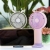 Ym88153d "Product Name" Contrast Color Series Medium Cute Deer Handheld Fan with Base (4 Colors)