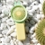 Ym88156c "Product Name" Contrast Color Series Medium Adorable Rabbit Handheld Fan with Base (4 Colors)