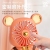 "Product Number" Hd6606 "Product Name" Violent Bear Night Light Usb Rechargeable Small Fan (4 Colors