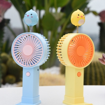 "Product Number" Ys2255b "Product Name" Cute Series Rocking Chicken Handheld Fan with Base