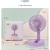 [Brand Number] Dd5582 [Product Name] Simple Folding Three-Gear Rechargeable Fan