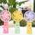 "Product Number" 933-152a "Product Name" Shake Series Adorable Rabbit Foldable Little Fan 3 Colors
