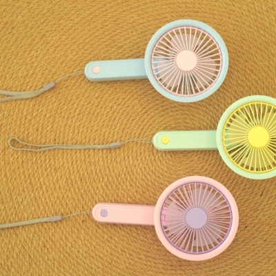 "Product Number" L-609 "Product Name" Simple Handheld Folding Pocket Fan (3 Colors)
