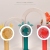 "Product Number" X23c "Product Name" Double-Headed Multi-Ear Cartoon Folding Fan (3 Colors)