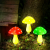 Small Mushroom Colored Lights