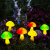 Small Mushroom Colored Lights