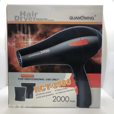 Bright 3900 English Foreign Trade High Power Electric Hair Dryer Hair Saloon Dedicated Hot and Cold Four-Gear Adjustment