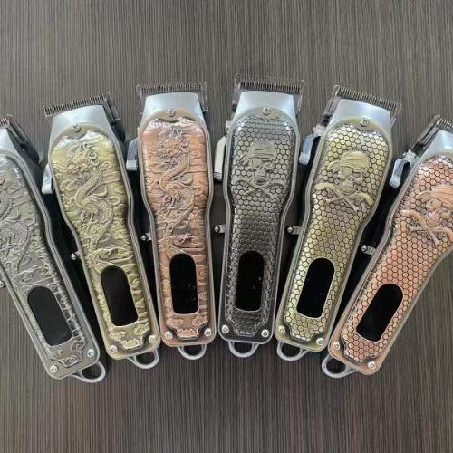 复古金属理发器 USB充电式电推剪液晶显示 专业油头推剪 跨境专供