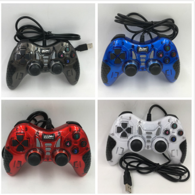 Factory Direct SupplyUSBSingle Handle of Wired Game Console PCComputer GamePad More than Button Gamepad