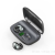 Air Conduction Clip Ear Hifi Stereo Bluetooth Earphone Led Three True Power Display Smart Fingerprint Touch