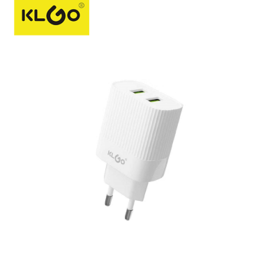 KC-700 2usb Multi-Port Charger Power Adapter 5 V2A Charging Plug European and American Standard Plug