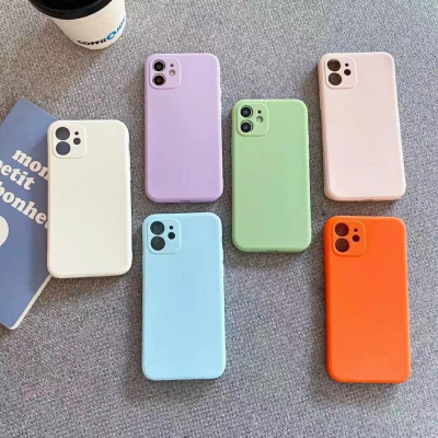1.5mm Silicone TPU Camera Protective Candy TPU Back Cover Case for iPhone Samsung