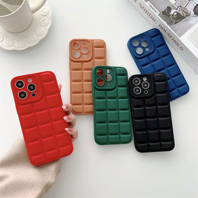 Multi-Color Classic Fashion Checkered Style Shockproof Protective Case for Iphone14 13 12 11 Cheap Samsung Huawei