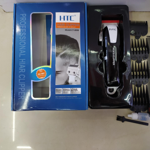 htc household large electric clippers have large power storage （strong pushing force）， durable and sharp adjustable blade