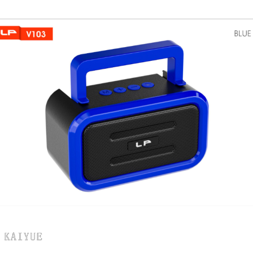 LP-V103新款跨境爆款蓝牙音响户外手提便携收音家用桌面