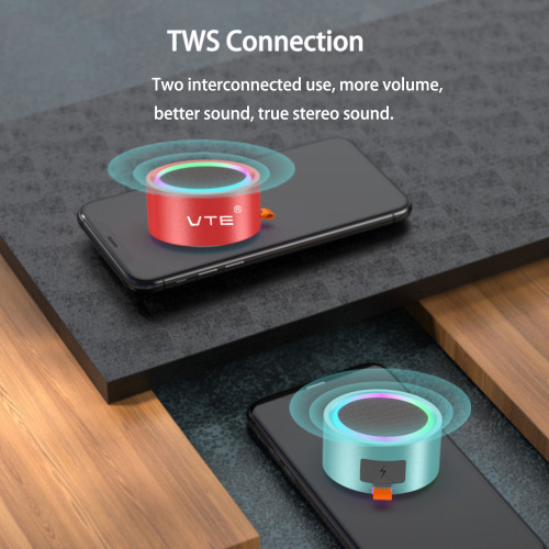 M20 MiNi蓝牙音箱TWS对联铝合金属TF插卡7级防水无线音响