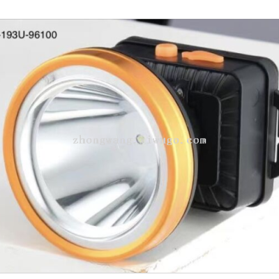 Lithium Battery Headlight G193u Strong Light Long-Range Head-Mounted Helmet Miner's Lamp Led Rechargeable Outdoor Emergency Lamp with a Big Bulb