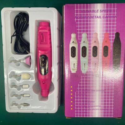 Nail piercing device grinding machine manicure nail trimmer
