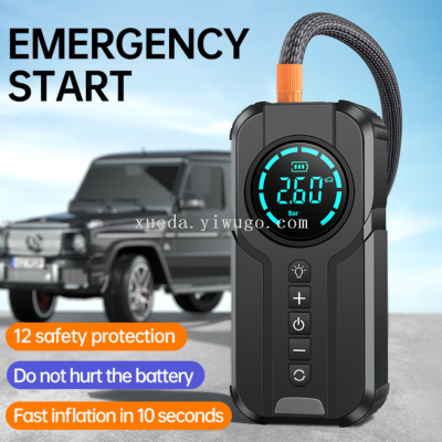 Automobile Emergency Start Power Source Air Pump Multi-Function Portable Battery Charging Ignition Starter