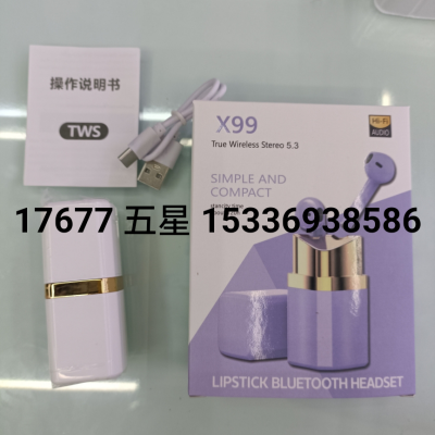 Lipstick Bluetooth Headset X99