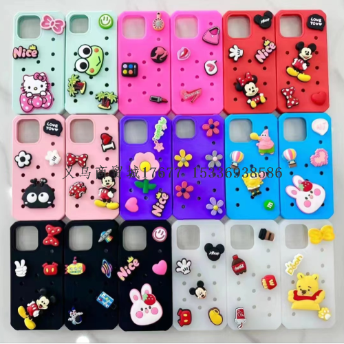 more than phone case types of holes cartoon accessories random combination