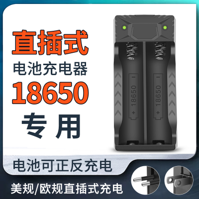 18650 Charger Lithium Battery Smart Double Charger 3.7v4.2v Battery Level Charger Double Slot Pin